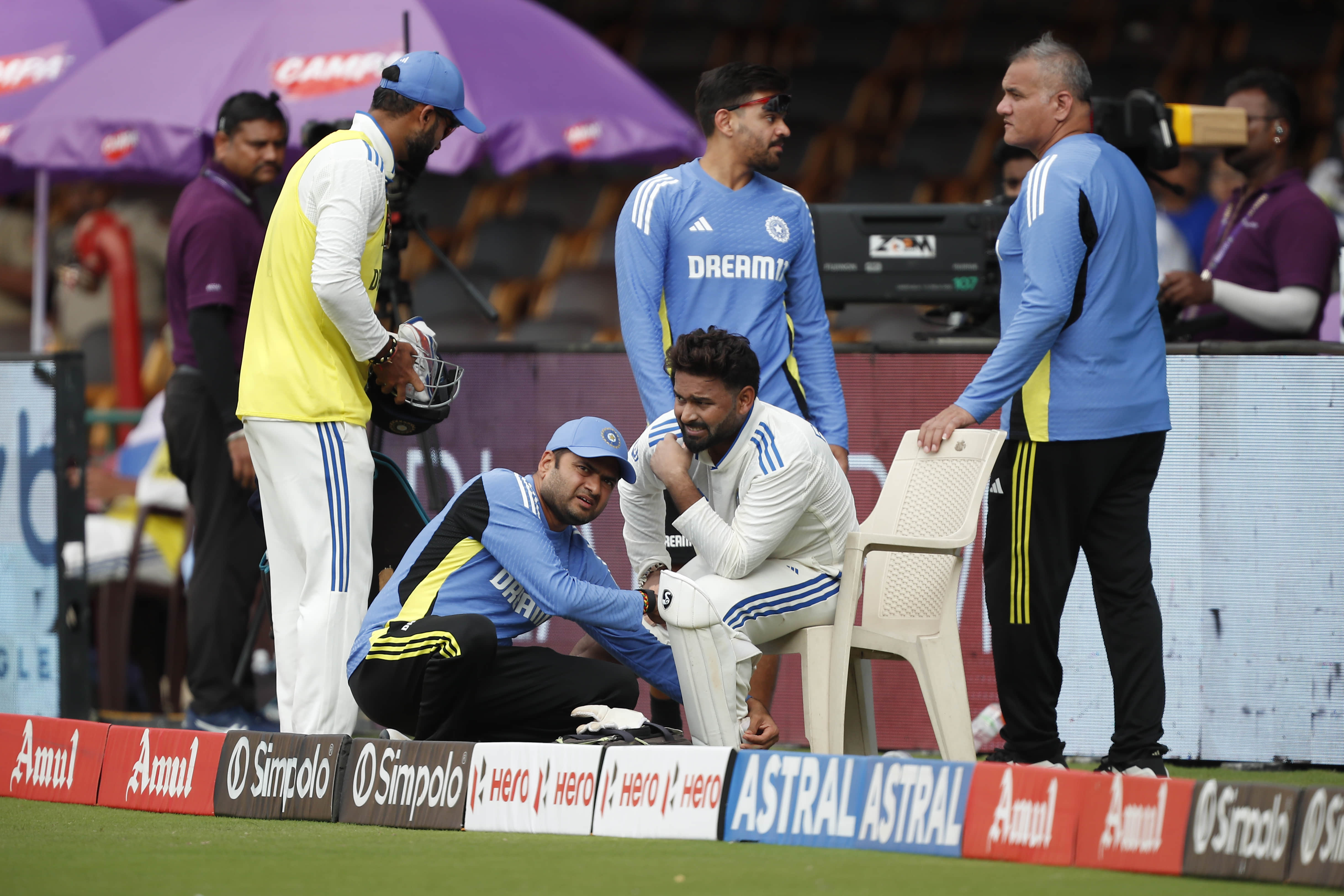 Rishabh Pant has swelling on his knee, confirms Rohit Sharma
