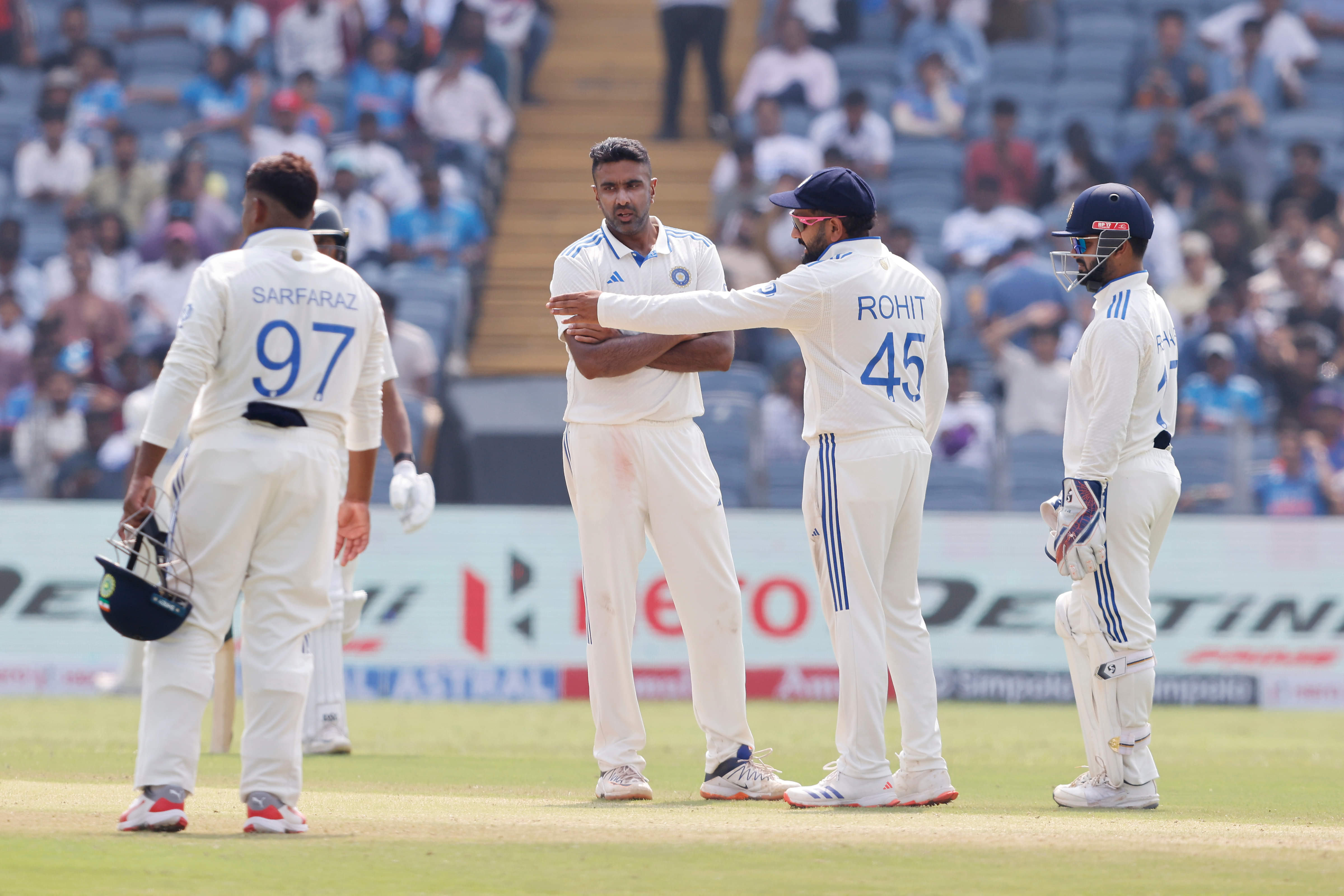 Rohit and India unperturbed by Ashwin, Jadeja's barren run