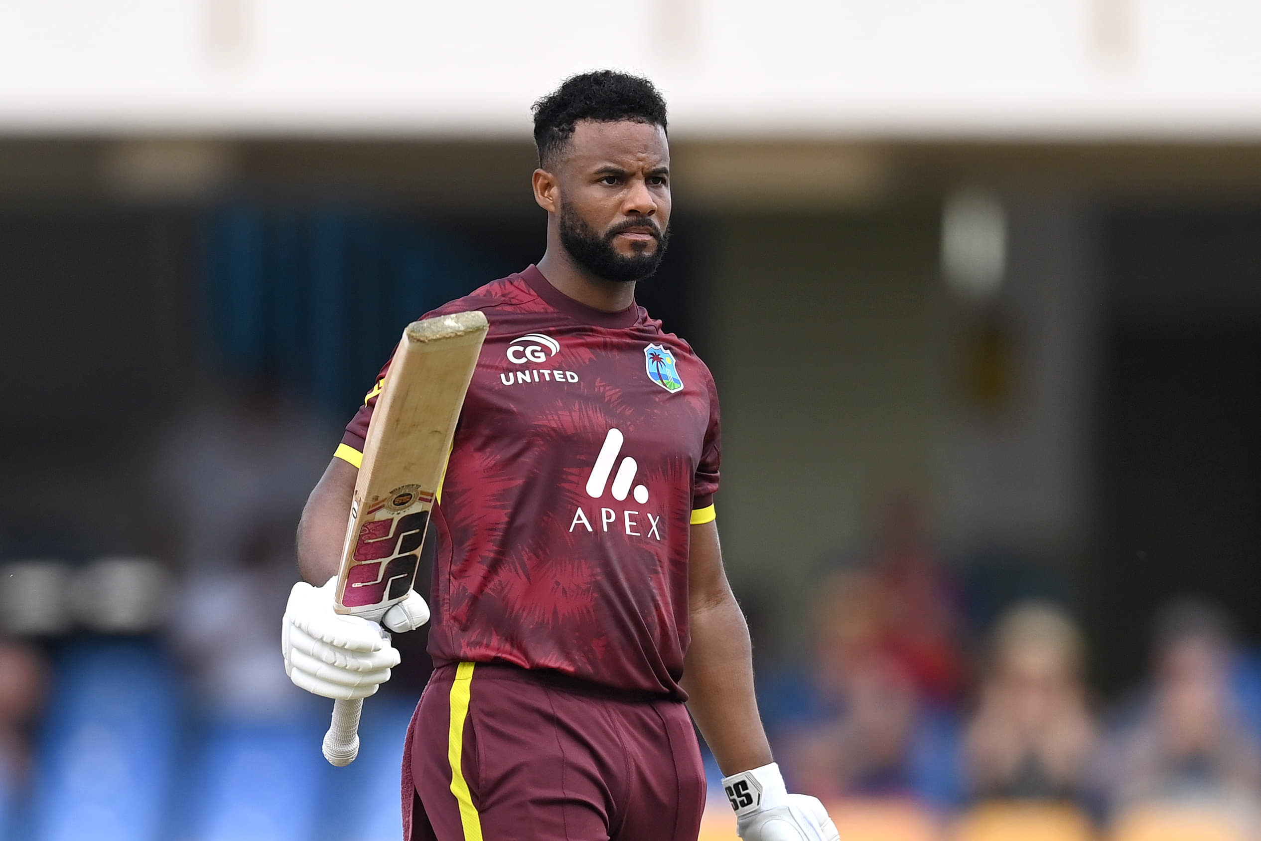 Shai Hope becomes joint third-highest centurion for West Indies