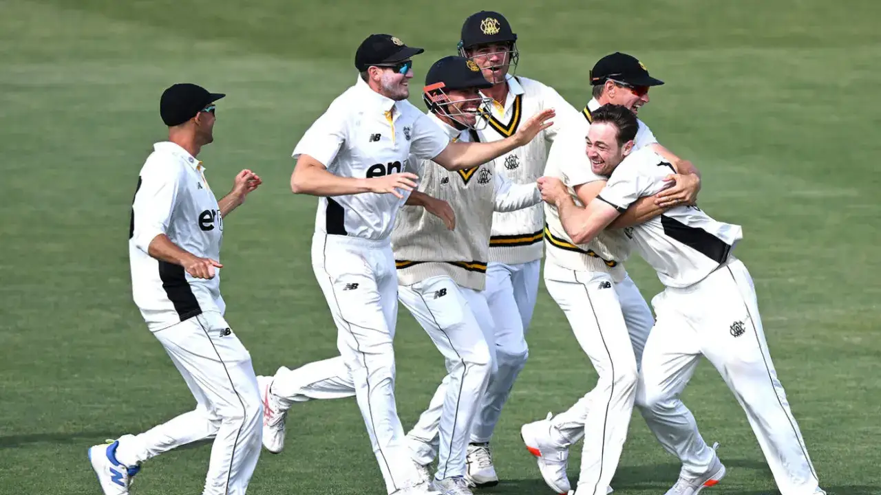 Brody Couch picks up first-ever hat-trick for Western Australia in Sheffield Shield