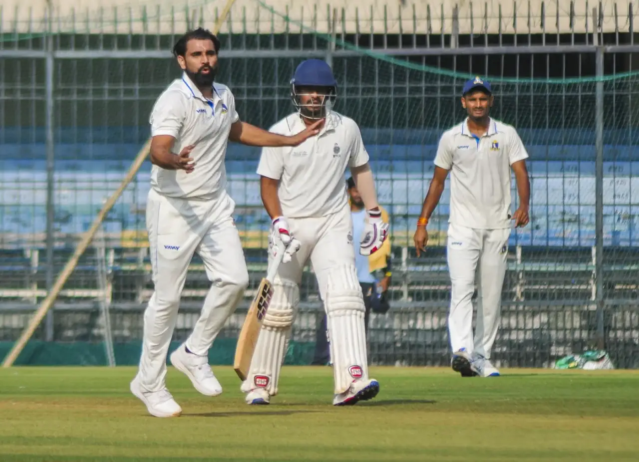 Bengal coach left stunned by Shami’s marathon spell on Ranji Trophy return