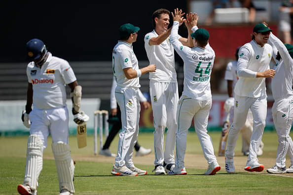Proteas march on assertively after Sri Lanka crash to 42 all out