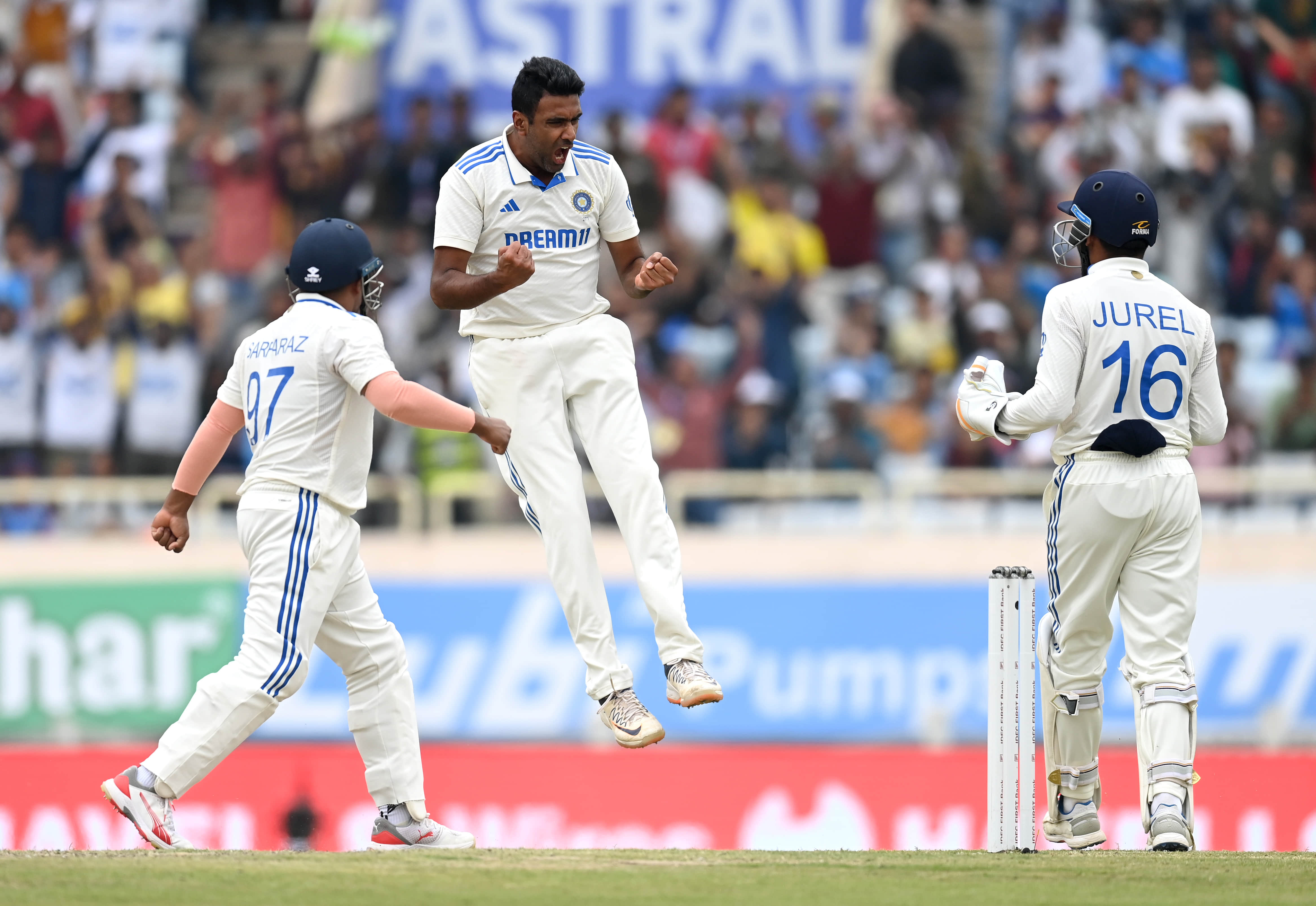 Ravichandran Ashwin's milestone Test wickets through the years