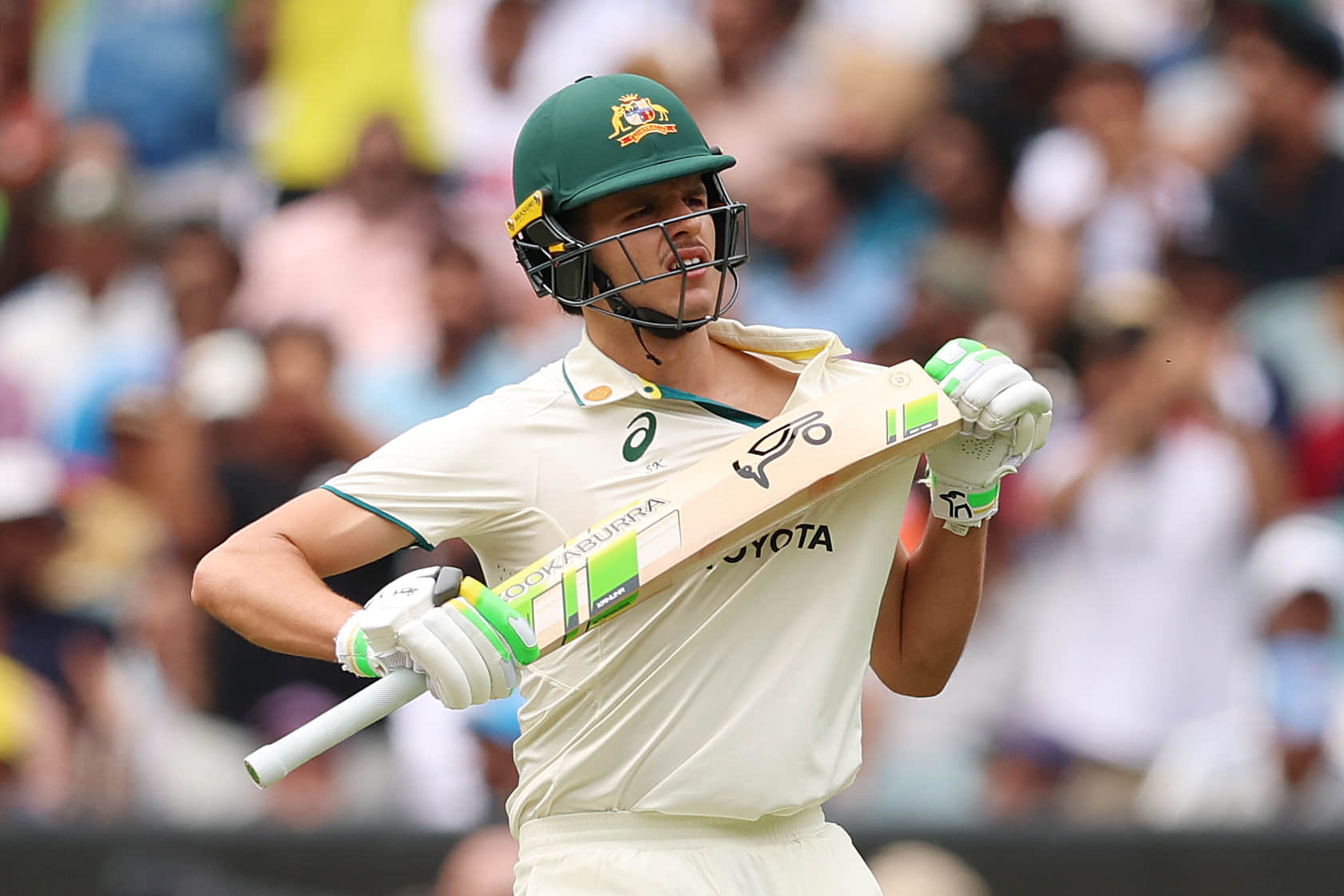 Sam Konstas becomes second-youngest Test half-centurion for Australia