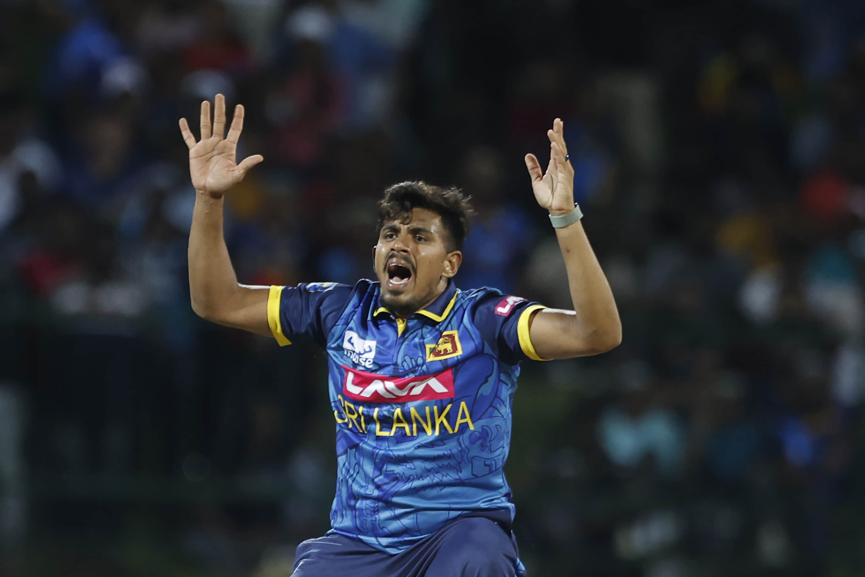 Maheesh Theekshana becomes 2nd Sri Lankan spinner to take ODI hat-trick