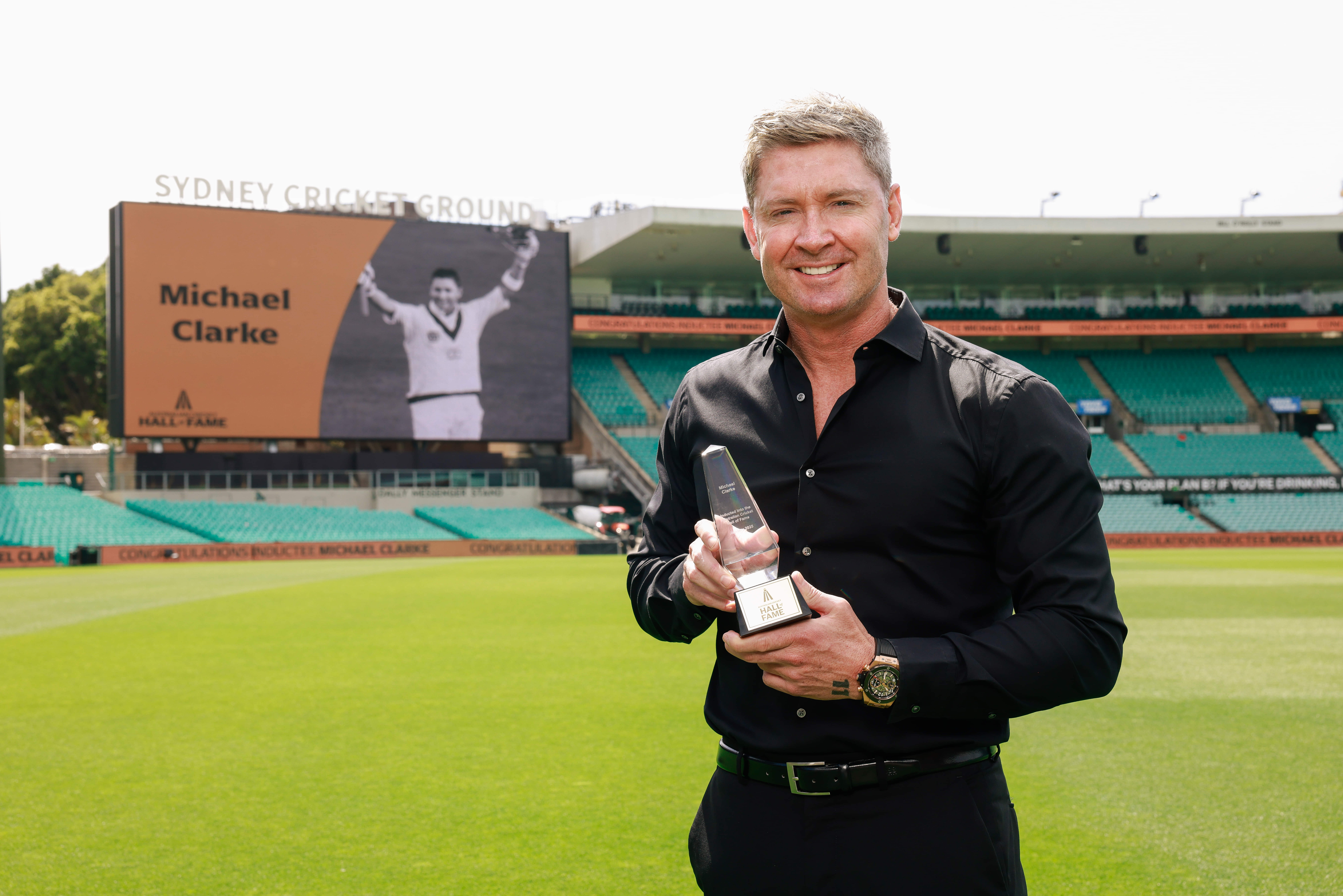 Michael Clarke becomes latest inductee in Australian cricket's Hall of Fame