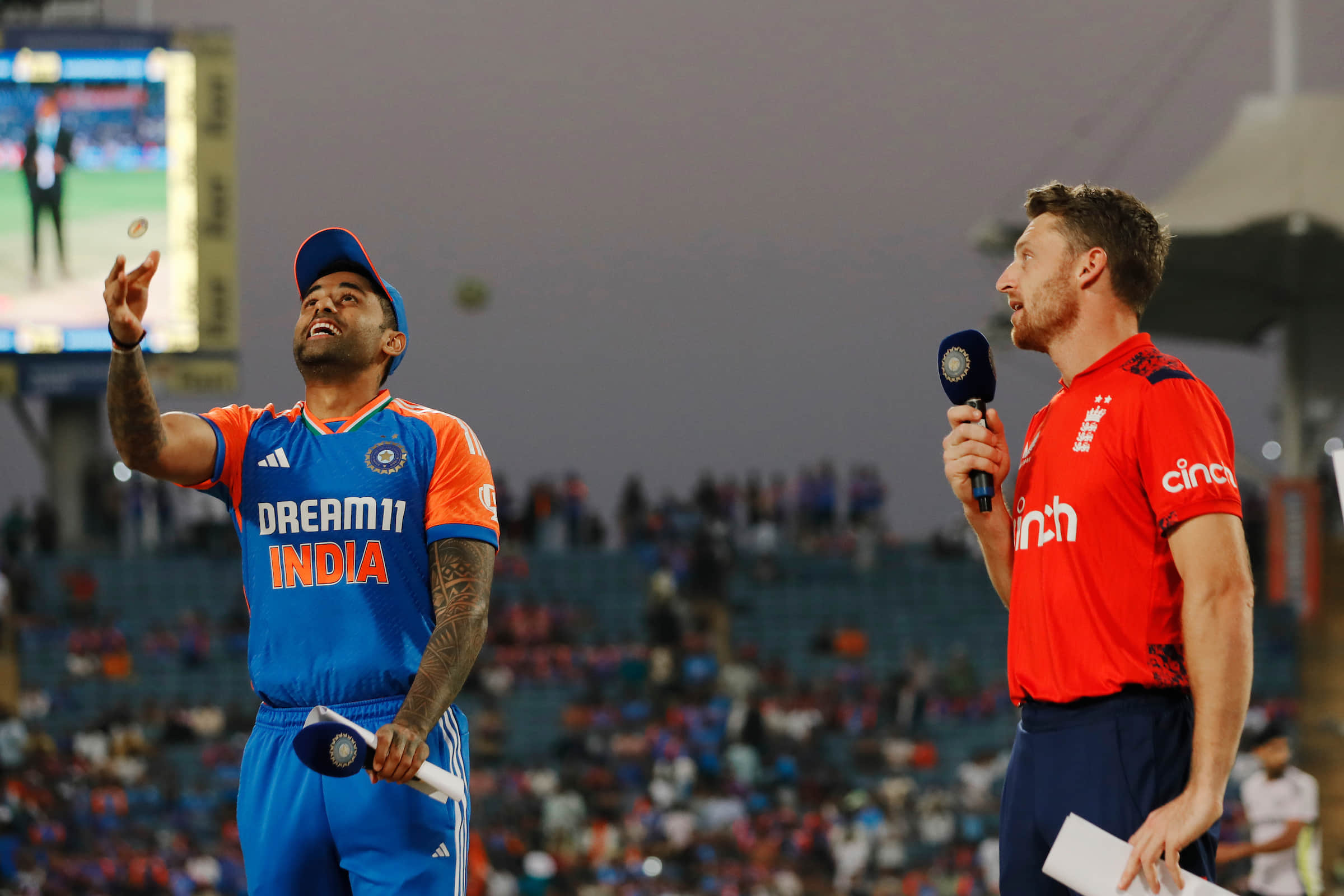 India vs England: Rinku, Shivam Dube, Arshdeep come in as England make India bat first