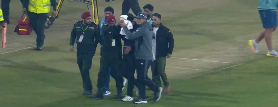 Rachin Ravindra Rushed Off The Field After Nasty Blow Leaves Him Bleeding